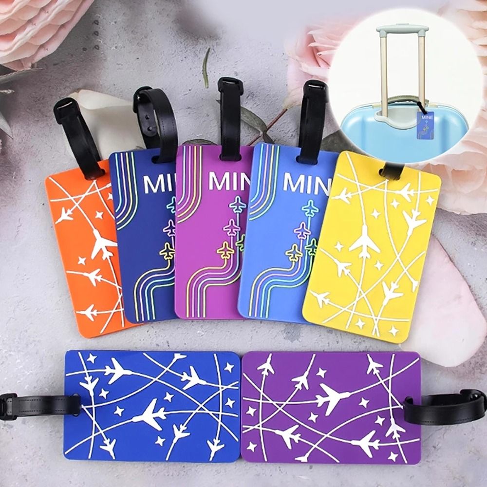Luggage Cover Protector - Silicone Glue Suitcase ID Address Holder