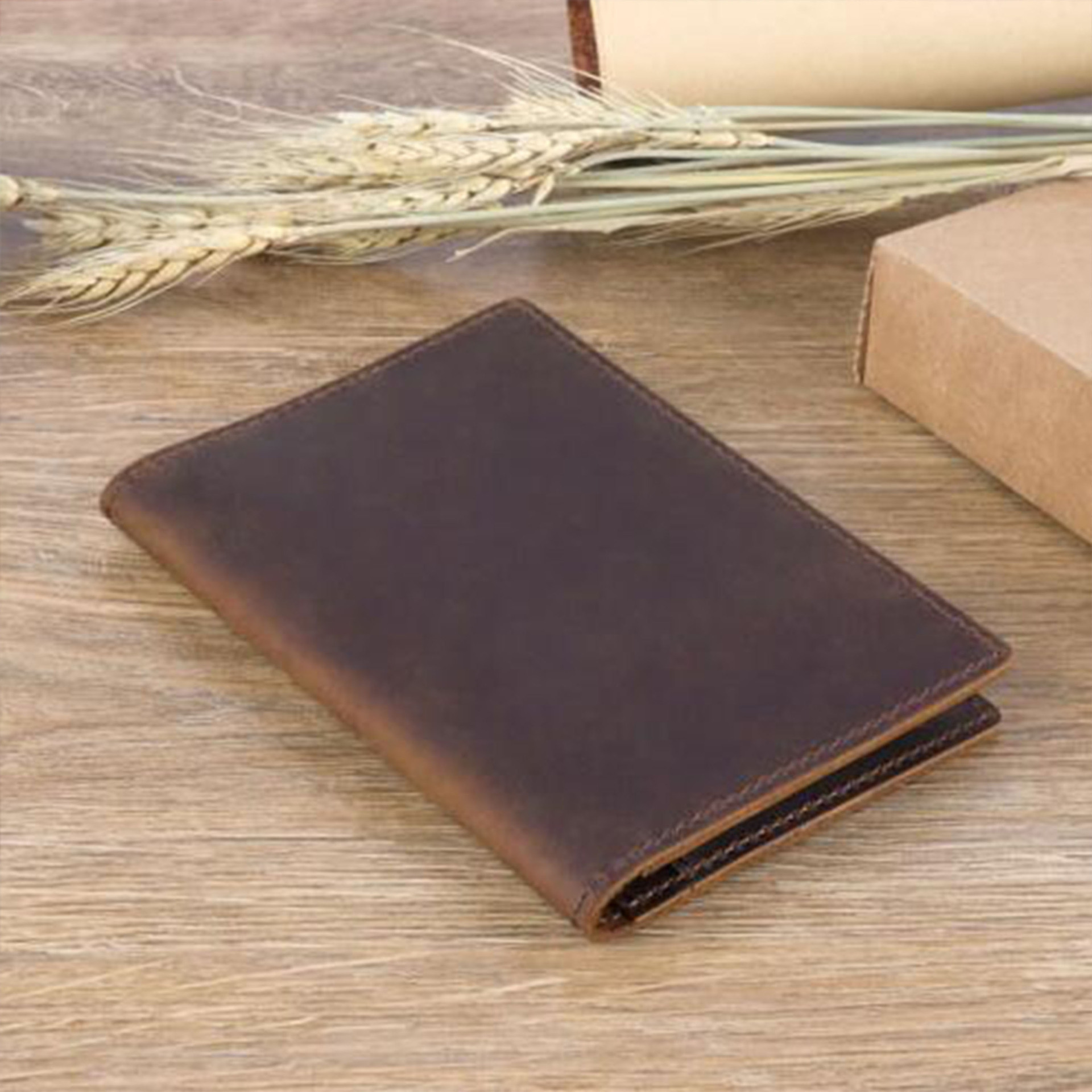 Crazy Horse Leather Passport C - огляд і ціна Travel Accessories Wallet