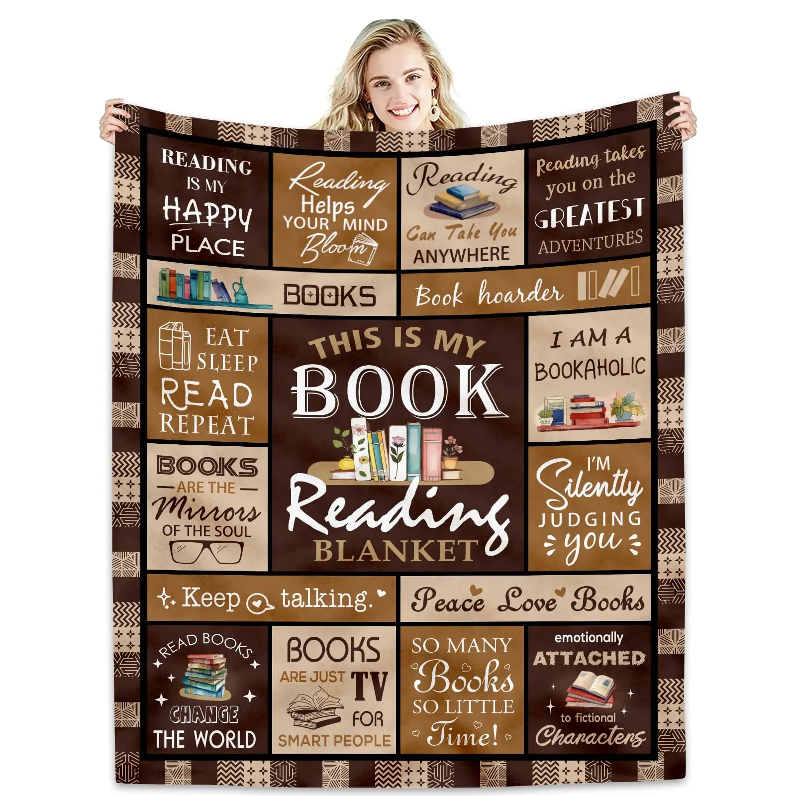 Book Lovers Gift Blanket- Best - огляд і ціна Travel Accessories Ideas