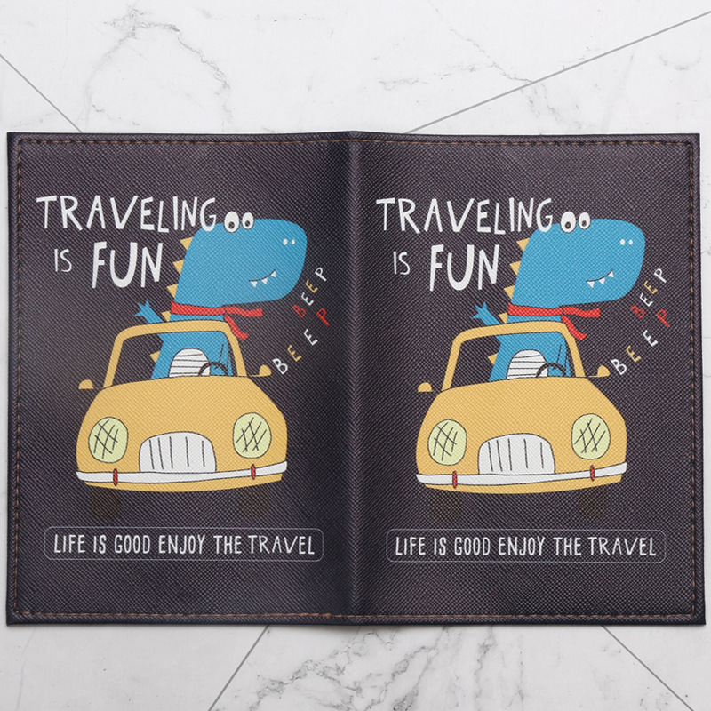 Cartoon Dinosaur Printed Passp - огляд і ціна Travel Accessories Wallet
