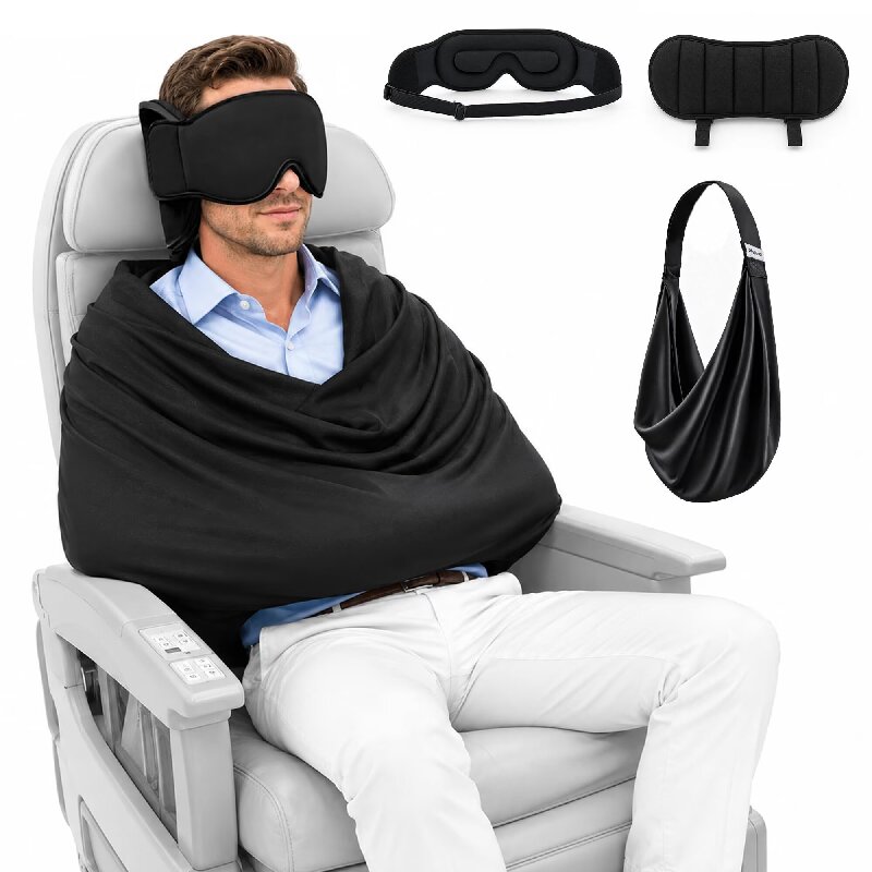 3-in-1 Airplane Sleep Kit Memo - огляд і ціна Travel Accessories Long Flight