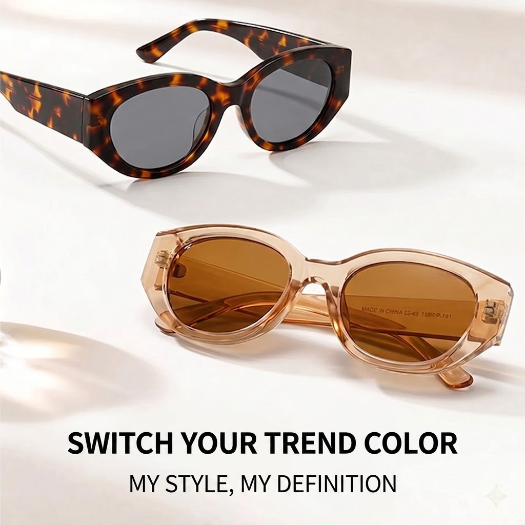 Women Men Classic Cat-Eye Pola - огляд і ціна Travel Accessories Aesthetic